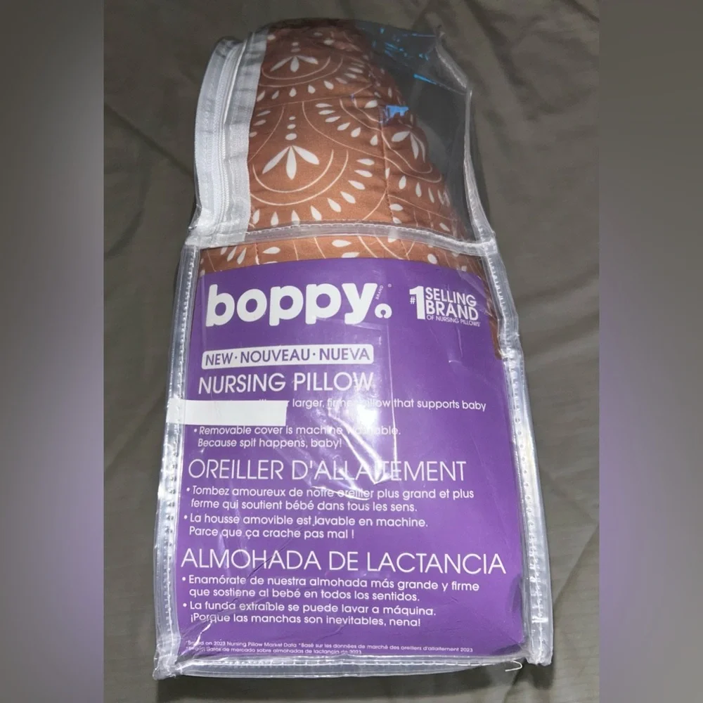 Boppy Nursing Pillow in Clay Boho Arches Motif - Picture 5 of 7